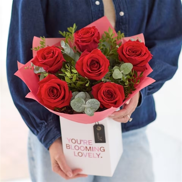 6 Red Roses